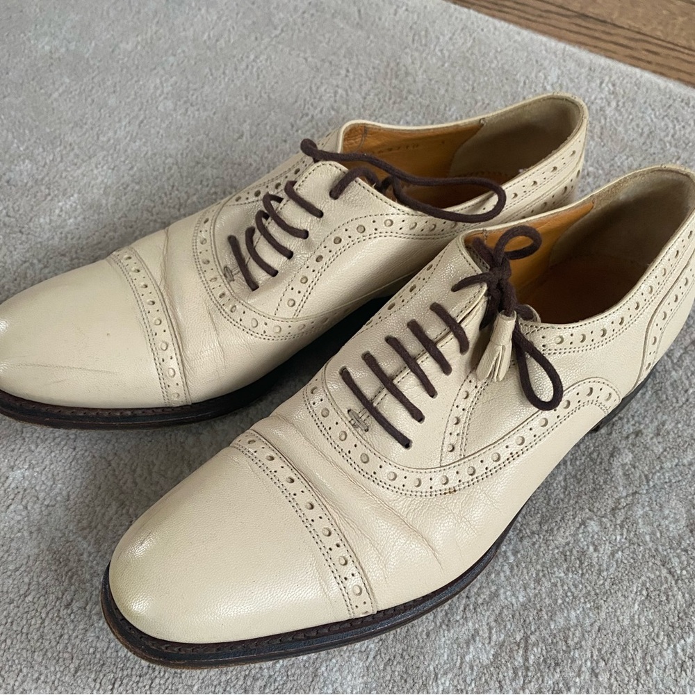 Gucci Goodyear Brogue Oxford Loafers (size 7)